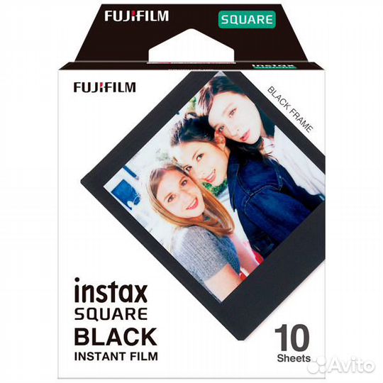 Фотобумага Fujifilm Instax Square Black Frame (10 снимков, черная рамка) 16576532