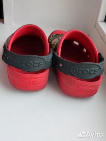 Детские сабо crocs тачки