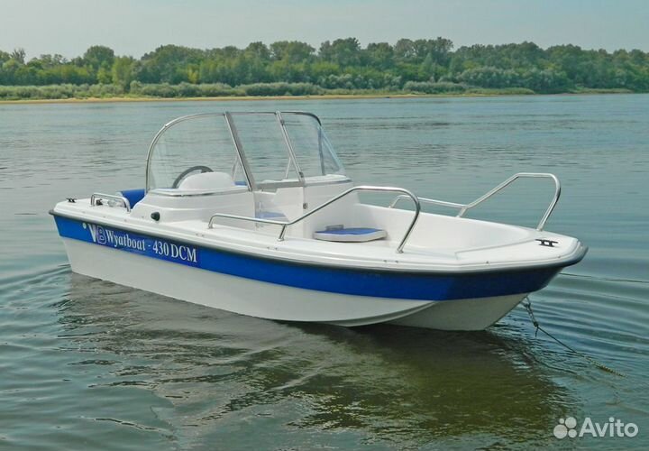 Новый открытый катер Wyatboat 430DCM тримаран