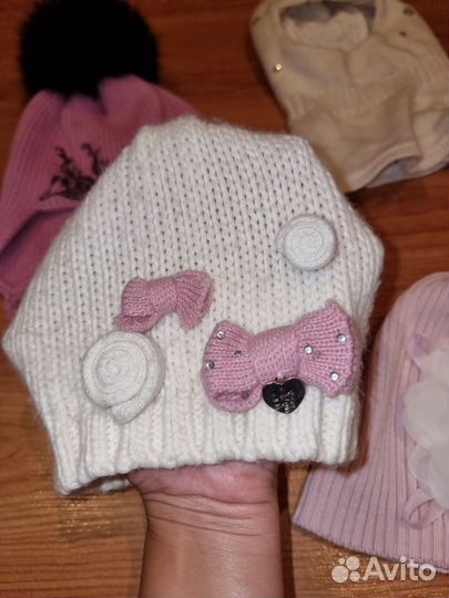 Брендовые шапочки шлем варежки