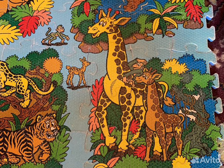 Детский коврик пазлы