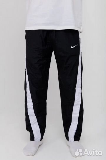 Штаны Болоневые Nike DRY Black White