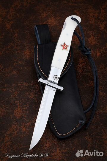 Нож Финка нквд складная сталь булат полированный н