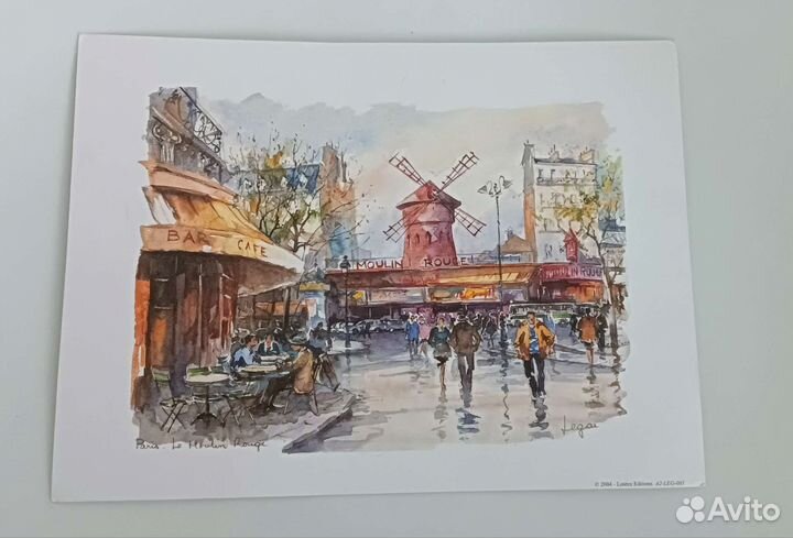 Постер Мулен Руж из Парижа