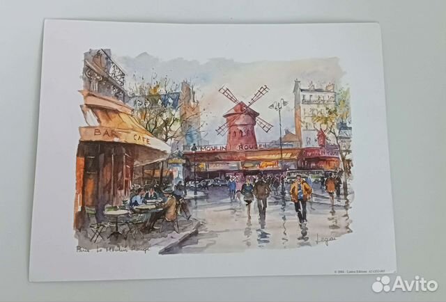 Постер Мулен Руж из Парижа