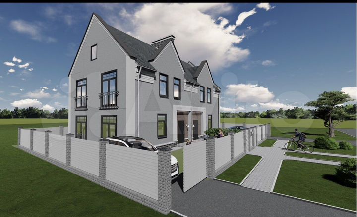 Таунхаус 113 м² на участке 2,5 сот.