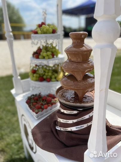 Шоколадный фонтан в аренду