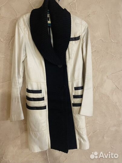 Плащ кожаный натуральный