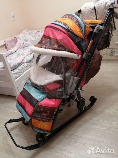 Санки коляска ника