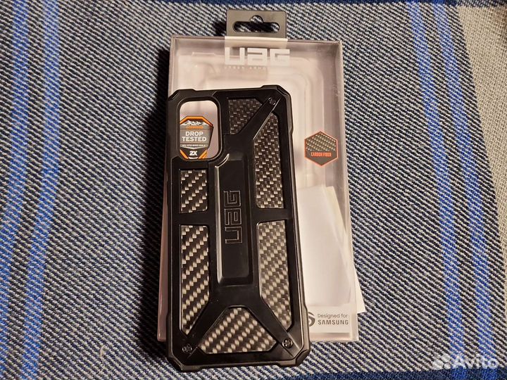Чехол UAG Monarch Samsung S20 Plus черный карбон