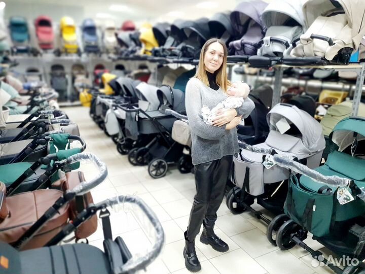 Детская коляска 3 в 1 Автокресло