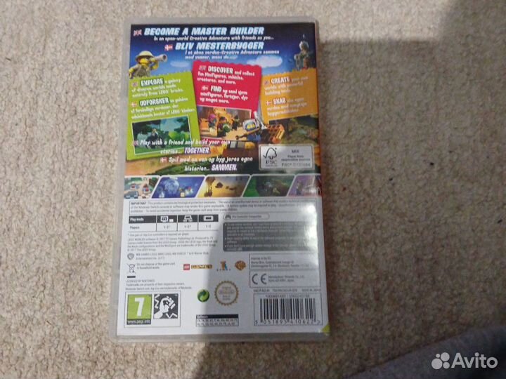 Lego world's nintendo switch с русским языком