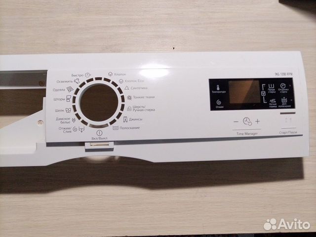 Панель стиральной машины electrolux ewf1276edu