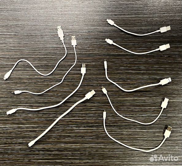 Кабель для зарядки micro USB андроид короткие 9шт