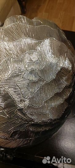 Ваза посеребренная новая