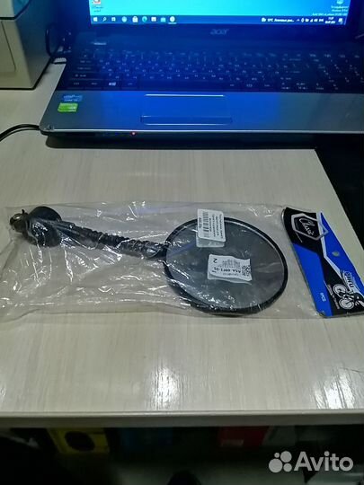 Регулируемое зеркало заднего вида для велосипеда