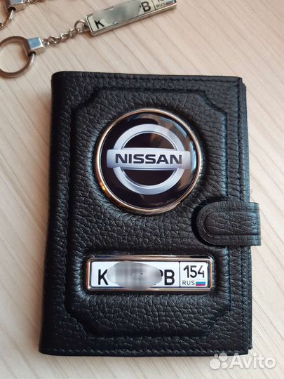 Обложка на авто документы с маркой номером авто