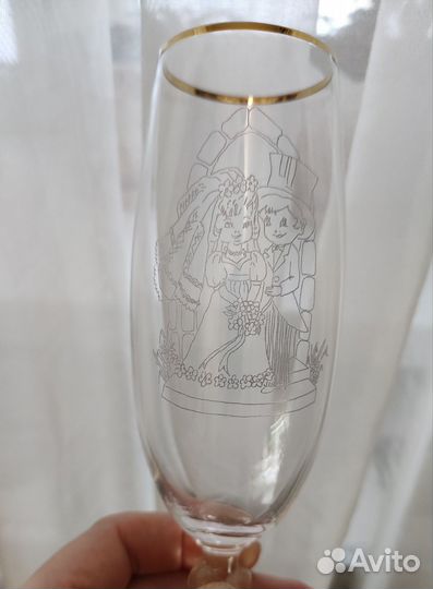 Свадебные бокалы для шампанского bohemia