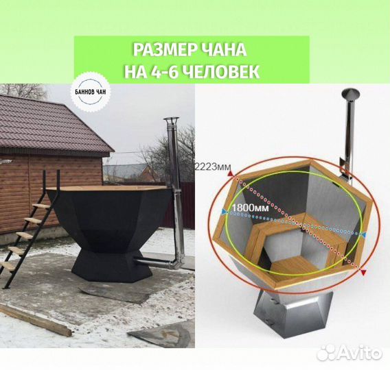 Банный чан от производителя