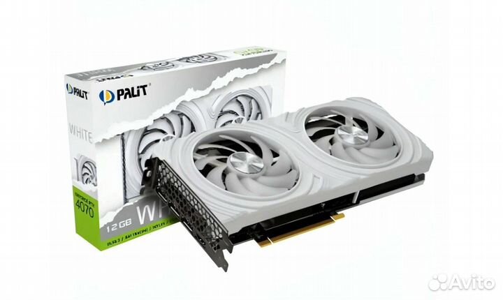 Видеокарта Palit RTX4070 Dual White новая,гарантия