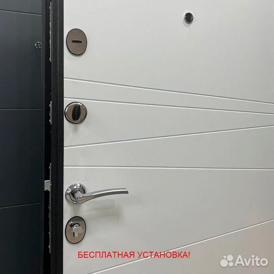 Толстая входная дверь с отличной шумоизоляцией