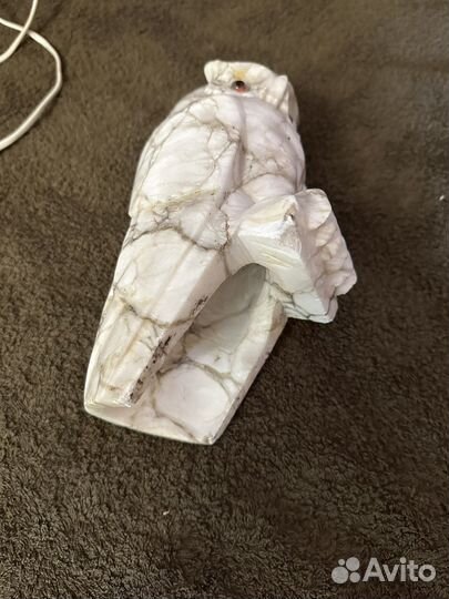Светильник сова из мрамора СССР