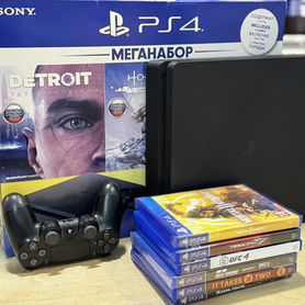 Sony PlayStation 4 slim идеальная 1 тб 3 rv
