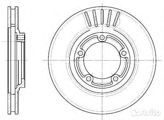 Диск тормозной передний