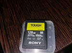 Карта памяти SD Sony Tough 128Gb