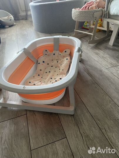 Детская ванночка для купания складная