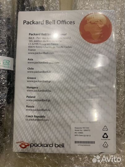 Аккумулятор для ноутбука Packard Bell Q5WTC