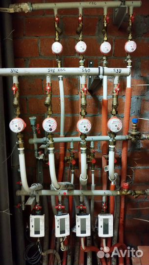 Поверка и замена счетчиков воды.счетчик тепла