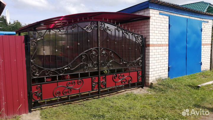 Ворота кованные