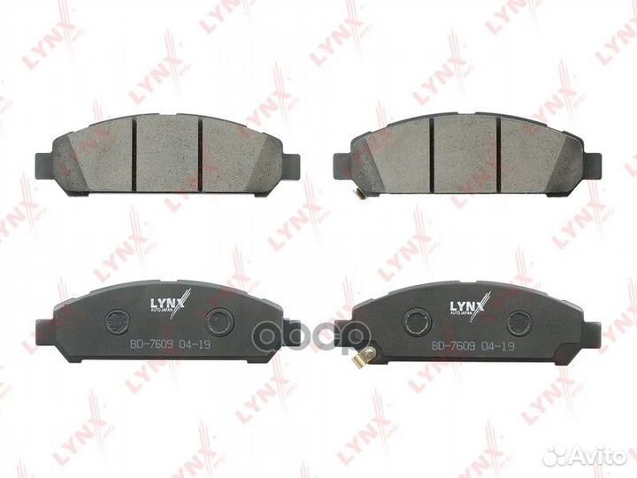 Колодки тормозные дисковые перед BD7609 LYN