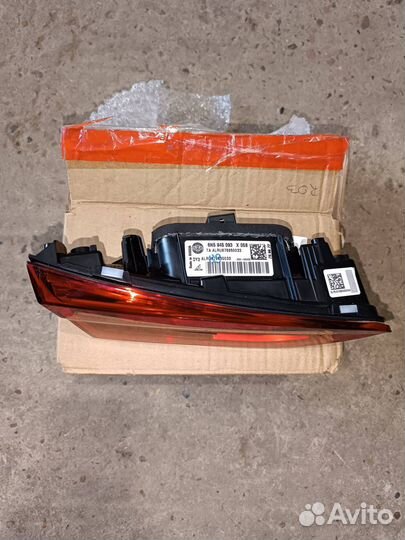 Фонарь задний левый внутренний Volkswagen Polo 6