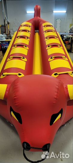 Надувной аттракцион «Водный Дубль-Банан-Бык»