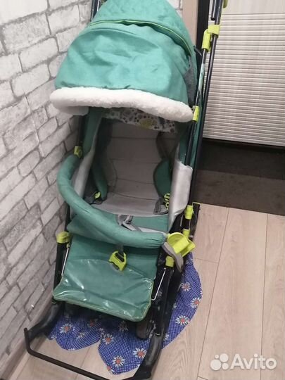 Детские санки коляска ника