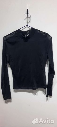 Комбинезон с водолазкой в сетку