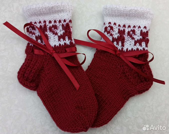 Шерстяные носки