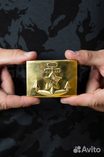 Бляха солдатская с якорем вмф (алюминий)