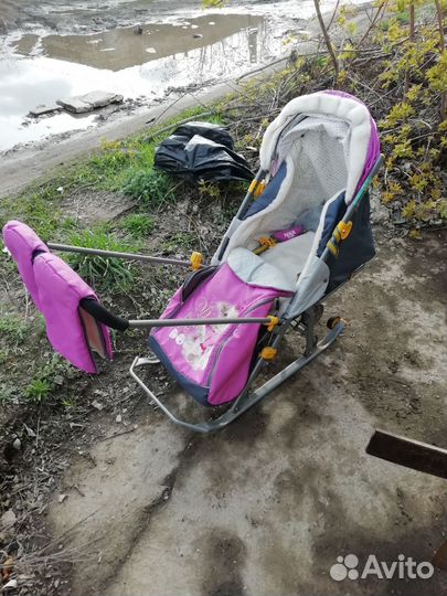 Коляска санки