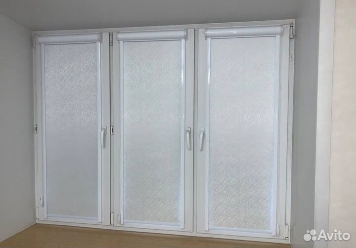 Рулонные шторы и жалюзи установка