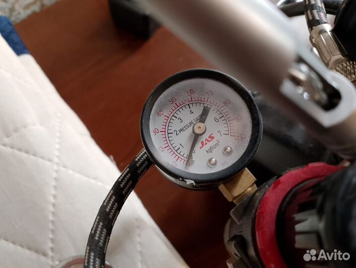 Компрессор Jas 1203 с аэрографом, полный комплект