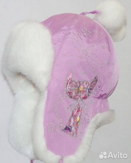 Зимняя шапка на девочку