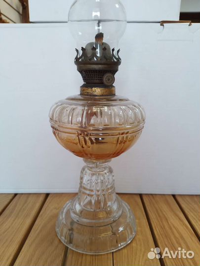 Керосиновая лампа стекло Европа