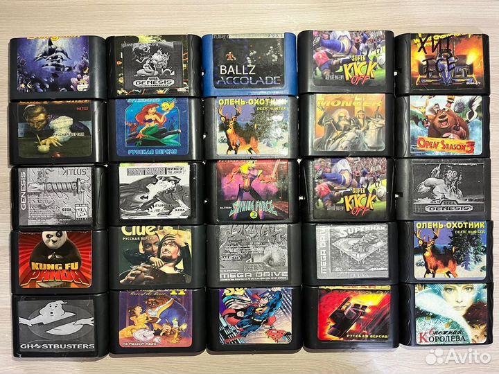 Картриджи Сега 250 штук