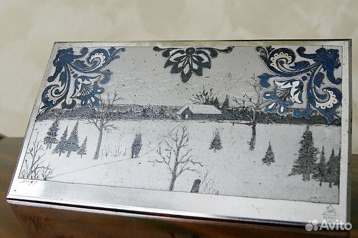 Антикварные гравюра златоуст 1940г