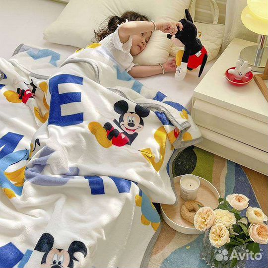 Пледы детские Disney с Микки Маусом