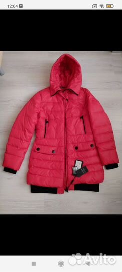 Новый пуховик 46 размер пух перо