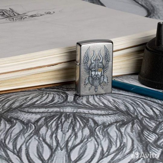 Зажигалка Zippo 29871 Viking Warrior Design